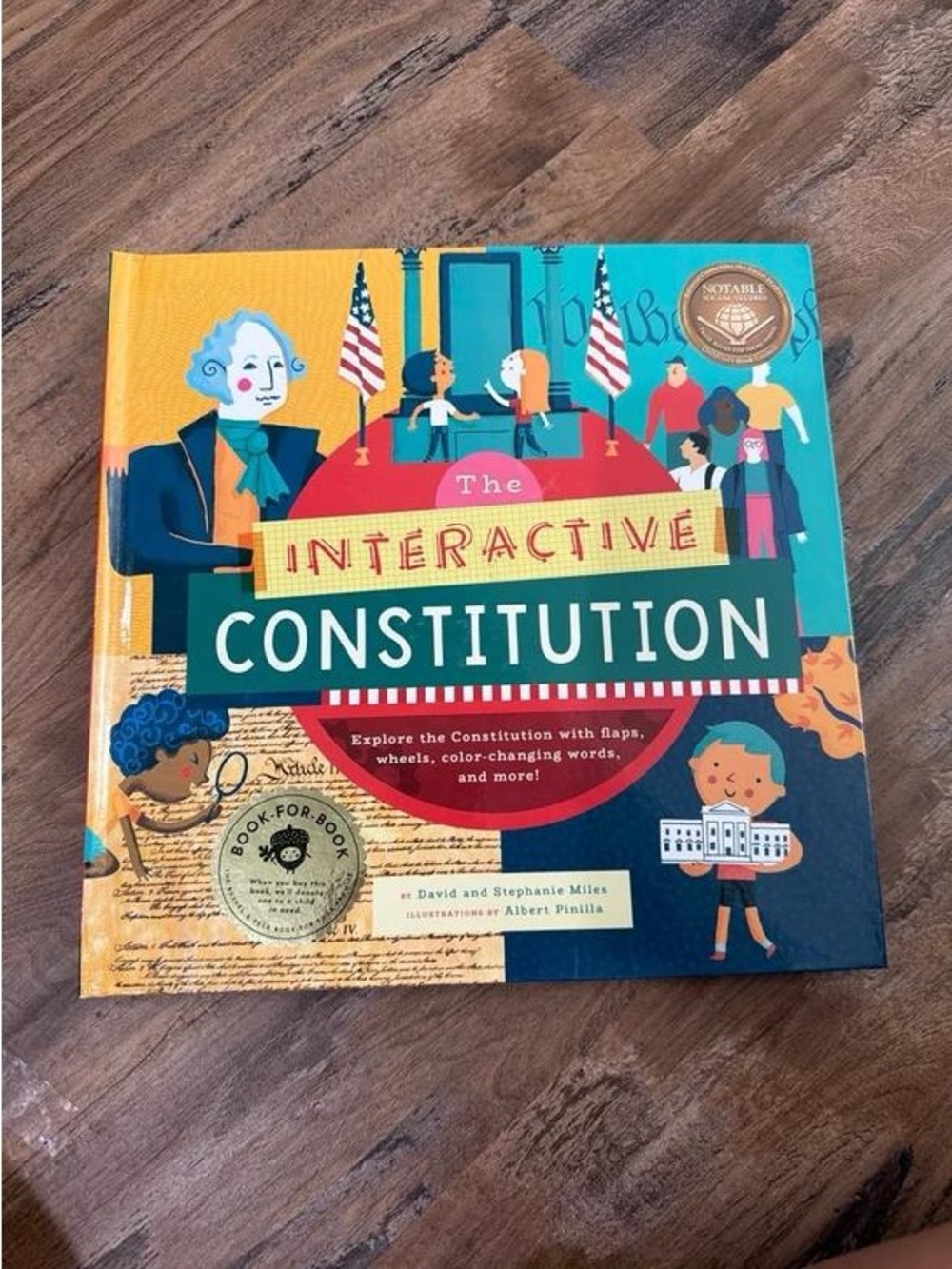 The Interactive Constitution Kids Book - Multicolor Educational Trading Cards